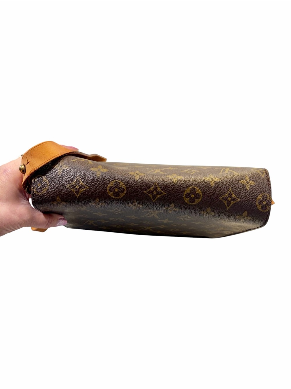 Louis Vuitton Monogram Crossbody Bag Authentic 'Cartouchière GM' - Picture 9 of 17